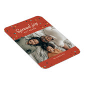 Spread Joy, Not Germs Holiday写真 マグネット (右側)