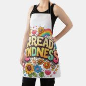 Spread Kindness – Cute Floral Rainbow  エプロン (インサイチュ)
