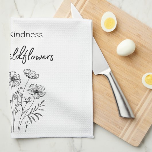 Spread kindness kitchen hand towel キッチンタオル (四つ折り)