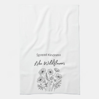 Spread kindness kitchen hand towel キッチンタオル