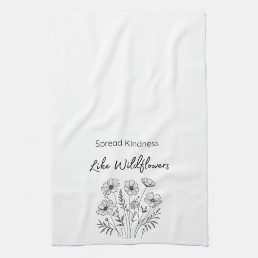 Spread kindness kitchen hand towel キッチンタオル (縦)