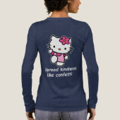 Spread kindness like confetti トライブレンドTシャツ (背面)