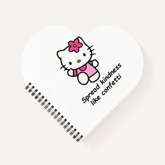 Spread Kindness Like Confetti ノートブック (正面)