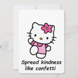 Spread Kindness Like Confetti 招待状