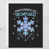 Spread Kindness Like Snowflakes Christmas Teacher (裏面)