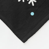 Spread Kindness Like Snowflakes Insrational Quotes フリースブランケット (角)