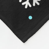 Spread Kindness Like Snowflakes Snow Days Sitive M フリースブランケット (角)