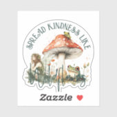Spread Kindness Like Wildflower Fairy mushroom シール (シート)