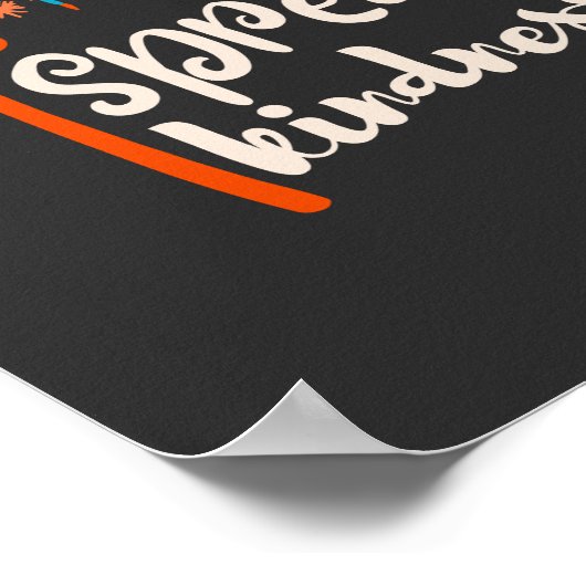 spread kindness T-Shirt ポスター (角)