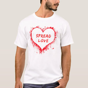 Spread LoveハートTシャツ – Be Kind Tシャツ