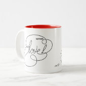 spread LOVE - はっきりした CloudS ツートーンマグカップ (正面左)