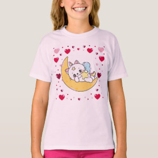 Spread Love and Magic with Our Adorable Unicorn Ca Tシャツ