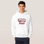 Spread Love Design パーカ (正面フル)