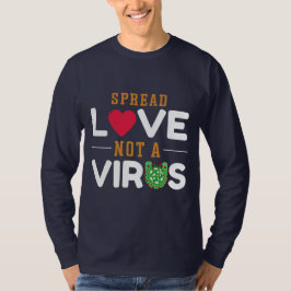 Spread love nota virus基本長袖Tシャツ Tシャツ