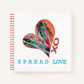 Spread Love Original ART sketchbook ノートブック (正面)