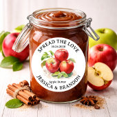 Spread the Love Apple Butter Jelly label APP08rd ラウンドシール