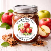 Spread the Love Apple Butter Jelly label APP08rd ラウンドシール