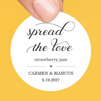 Spread the Love Jam / Honey Favor Label ステッカー