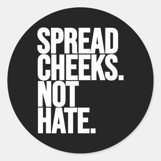 Spread Tihoks Not Eジムフィットネスとトレーニング ラウンドシール (正面)