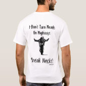 Spreader1、私はハイウェー、IのBrの頭部を…回しません Tシャツ (裏面)