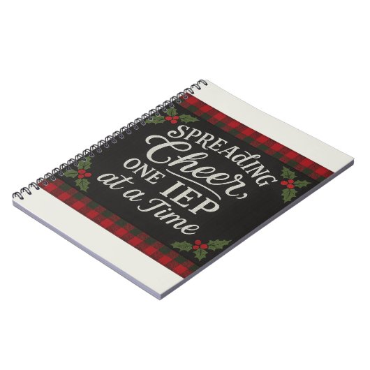 Spreading Cheer, One IEP at a Time ノートブック (左側)