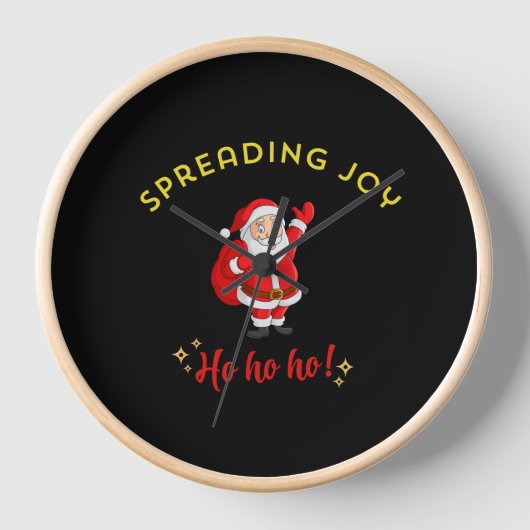 Spreading Joy 壁時計 (正面)