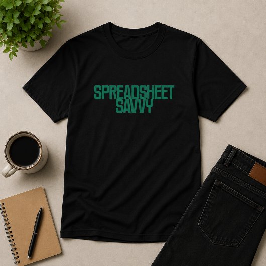 Spreadsheet Savvy | Excelスキルエキスパートデザイン Tシャツ