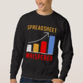 Spreadsheet Whisperer Actuaries Data Science Stats スウェットシャツ (正面)
