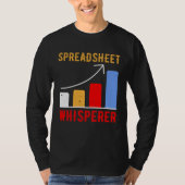 Spreadsheet Whisperer Actuaries Data Science Stats Tシャツ (正面)