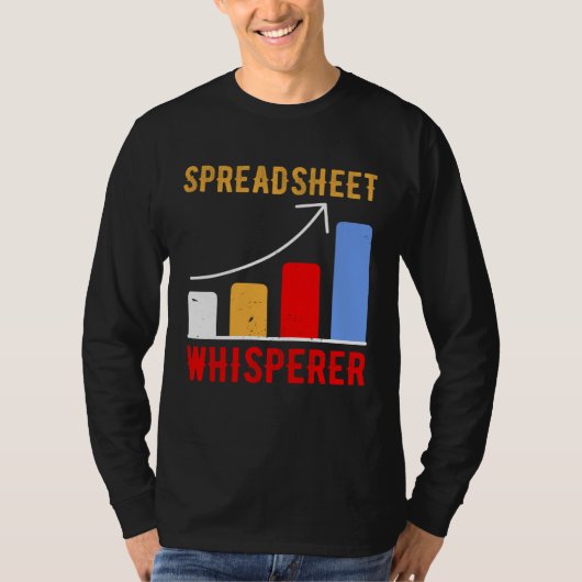 Spreadsheet Whisperer Actuaries Data Science Stats Tシャツ (正面)