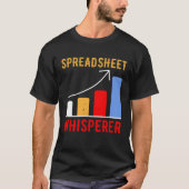 Spreadsheet Whisperer Actuaries Data Science Stats Tシャツ (正面)