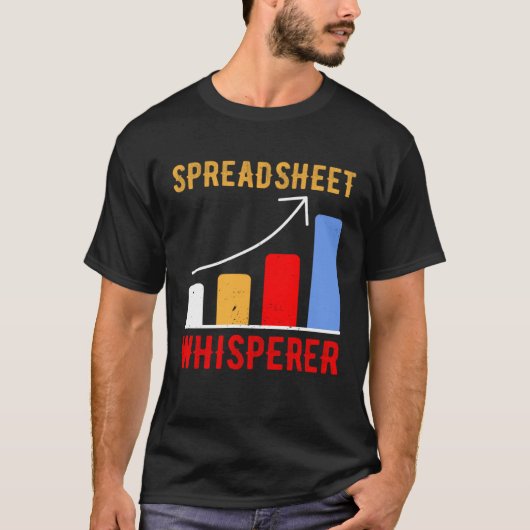 Spreadsheet Whisperer Actuaries Data Science Stats Tシャツ (正面)