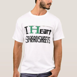 spreadsheets2 tシャツ