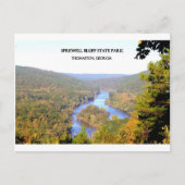 SPREWELL BLUFF州パーク – トマストン，ジョージア ポストカード (正面)