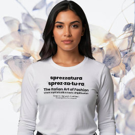 SPREZZATURA:イタリアのファッション芸術-BlackDeni トライブレンドTシャツ