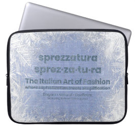 SPREZZATURA: ファッションのイタリアン・アート - デニムアート ラップトップスリーブ