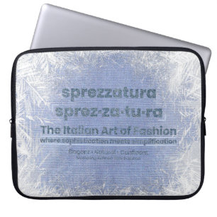 SPREZZATURA: ファッションのイタリアン・アート - デニムアート ラップトップスリーブ
