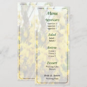 Sprig of Forsythiaのメ結婚ニュー メニュー (正面/裏面)