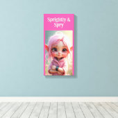 Sprightly & Spry キャンバスプリント (インサイチュ (ウッドフロア))