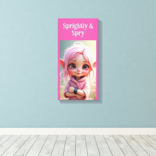 Sprightly & Spry キャンバスプリント (インサイチュ (ウッドフロア))