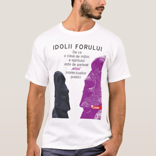 Sprijină Cartea Idolii Forului Tシャツ (正面)