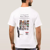 Sprijină Cartea Idolii Forului Tシャツ (裏面)