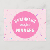 Sprillesは勝者のためのおもしろい引用文 ポストカード (正面)