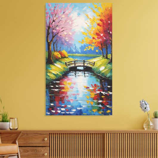 Spring キャンバスプリント (インサイチュ (リビング))