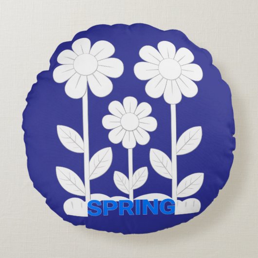 Spring  ラウンドクッション (正面)