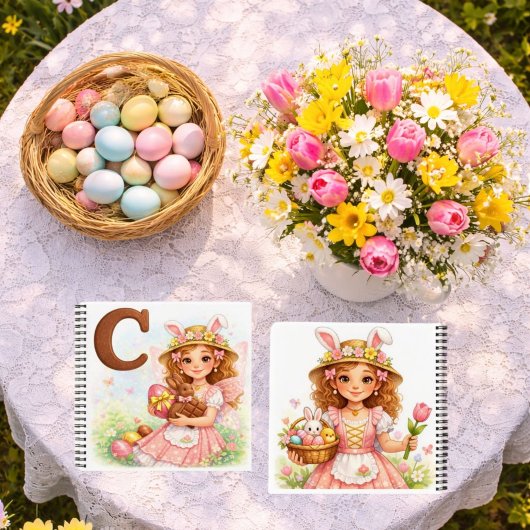 Spring Alphabet Letter C Notebook for Kids ノートブック