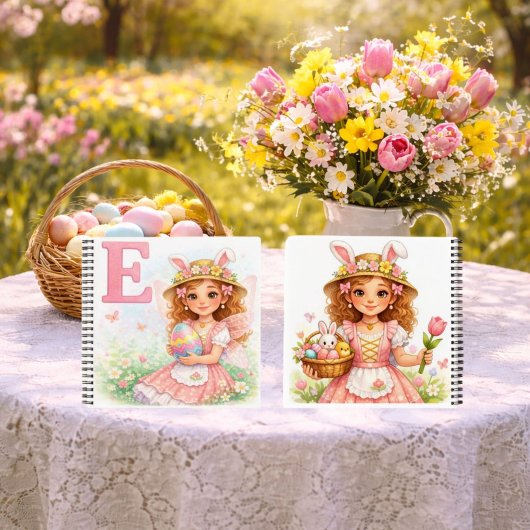 Spring Alphabet Letter E Notebook for Kids ノートブック