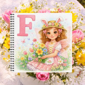 Spring Alphabet Letter F Notebook for Kids ノートブック