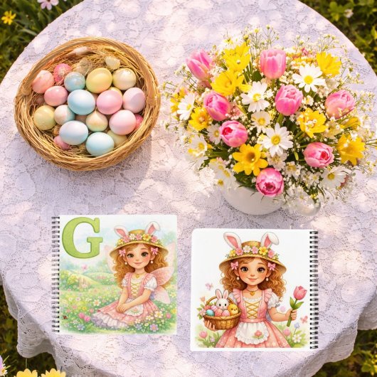 Spring Alphabet Letter G Notebook for Kids ノートブック