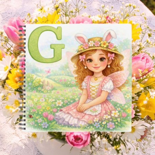Spring Alphabet Letter G Notebook for Kids ノートブック